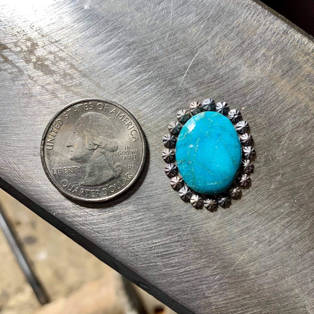 NEW Native American Blue Ridge Turquoise ring - Picture 5 of 7